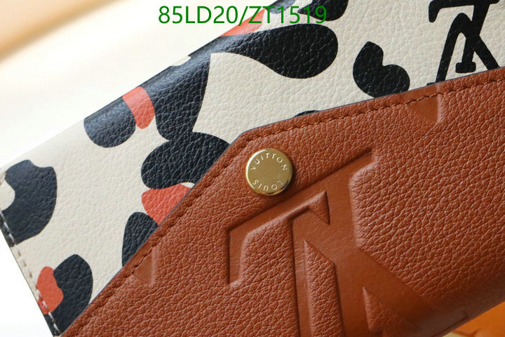 LV Bags-(Mirror)-Wallet-,Code: ZT1519,$: 85USD