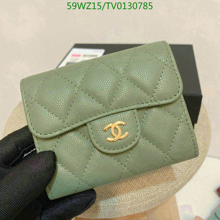 Chanel Bags ( 4A )-Wallet-,Code: TV0130785,$: 59USD