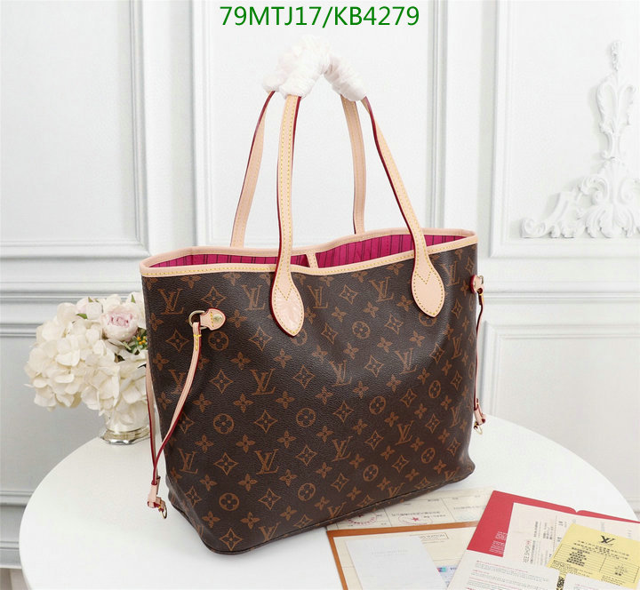 LV Bags-(4A)-Neverfull-,Code: KB4279,$: 79USD