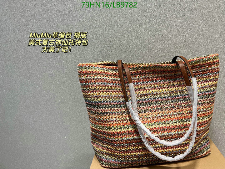 Miu Miu Bag-(4A)-Handbag-,Code: LB9782,$: 79USD