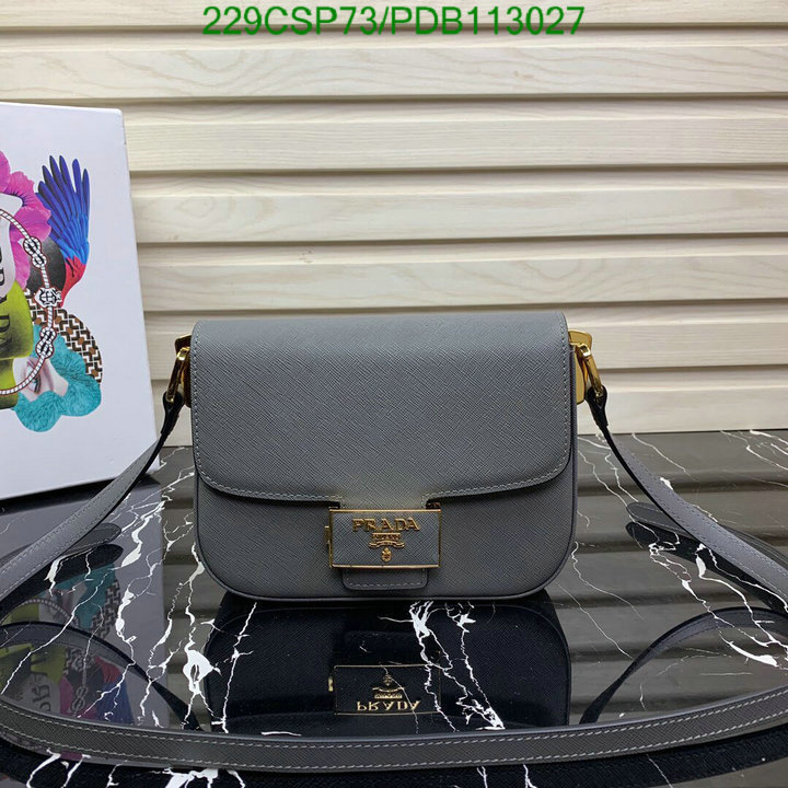 Prada Bag-(Mirror)-Diagonal-,Code: PDB113027,$: 229USD