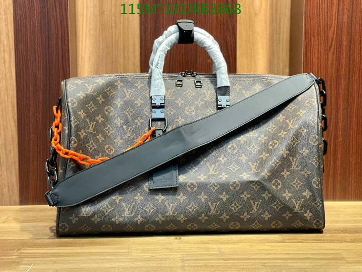 LV Bags-(4A)-Keepall BandouliRe 45-50-,Code: KB3868,$: 115USD