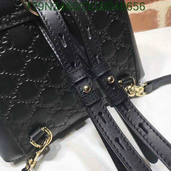 Gucci Bag-(Mirror)-Backpack-,Code:GGB040656,$: 179USD