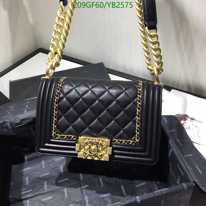 Chanel Bags -(Mirror)-Le Boy,Code: YB2575,$: 209USD