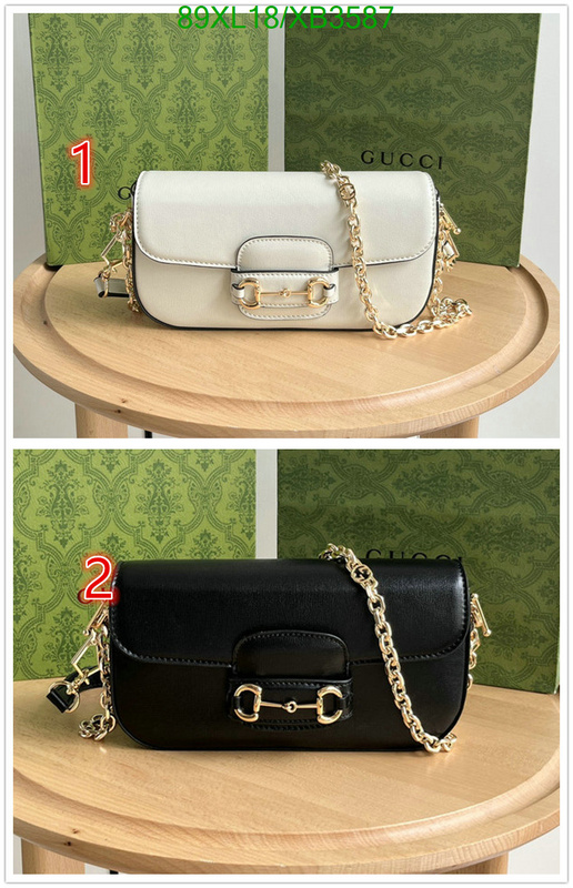 Gucci Bag-(4A)-Horsebit-,Code: XB3587,$: 89USD