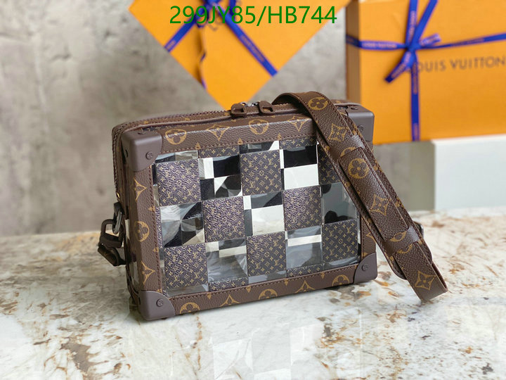 LV Bags-(Mirror)-Petite Malle-,Code: HB744,$: 299USD