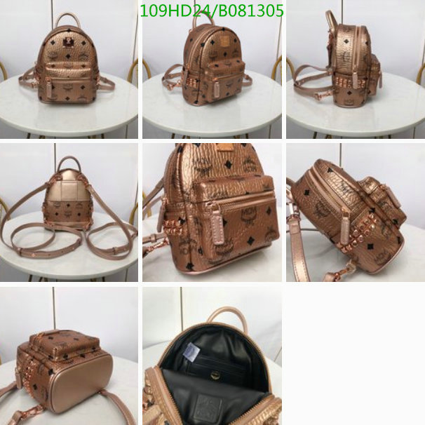MCM Bag-(Mirror)-Backpack-,Code: B081305,$: 109USD