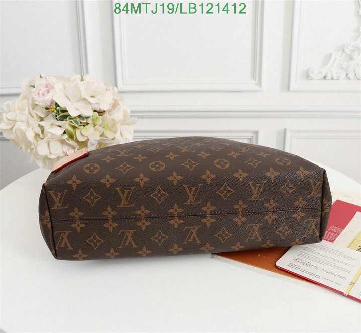 LV Bags-(4A)-Handbag Collection-,Code: LB121412,$: 84USD