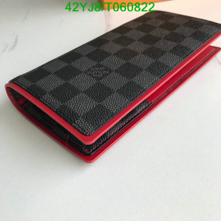 LV Bags-(4A)-Wallet-,Code: T060822,$: 42USD