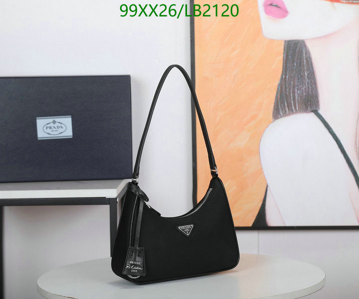 Prada Bag-(Mirror)-Re-Edition 2000,Code: LB2120,$: 99USD