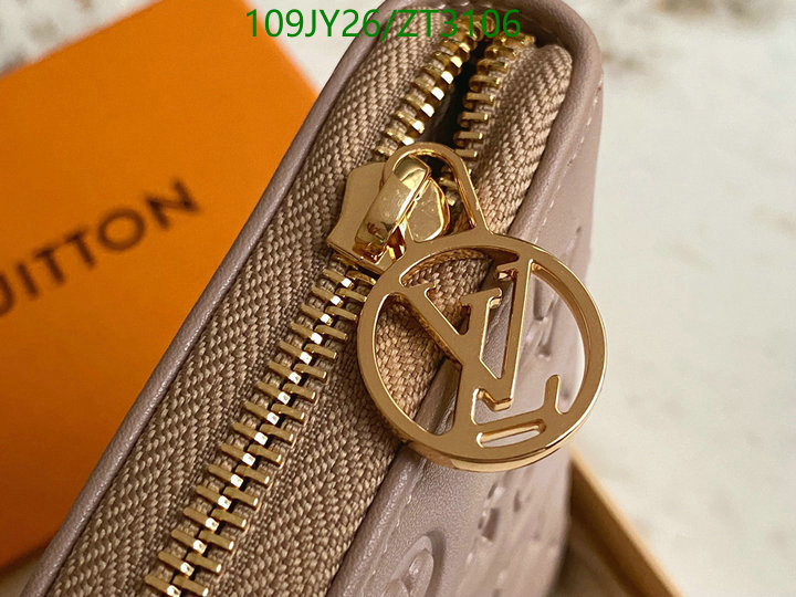 LV Bags-(Mirror)-Wallet-,Code: ZT3106,$: 109USD