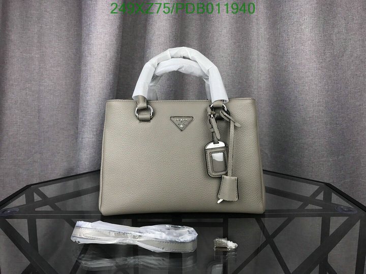 Prada Bag-(Mirror)-Handbag-,Code: PDB011940,$:249USD