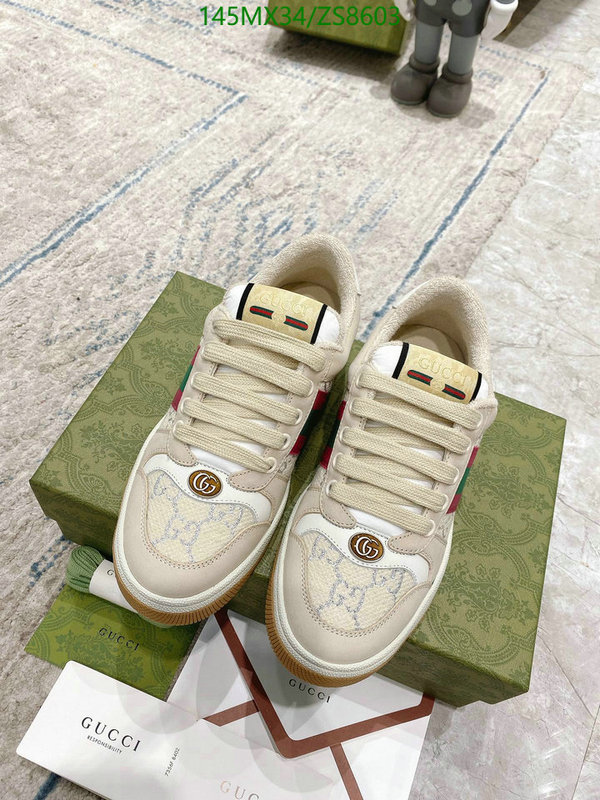 Men shoes-Gucci, Code: ZS8603,$: 145USD