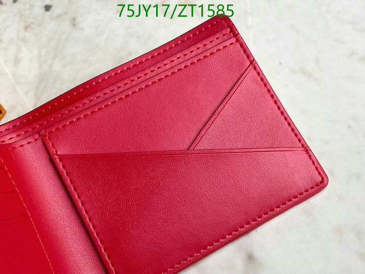 LV Bags-(Mirror)-Wallet-,Code: ZT1585,$: 75USD