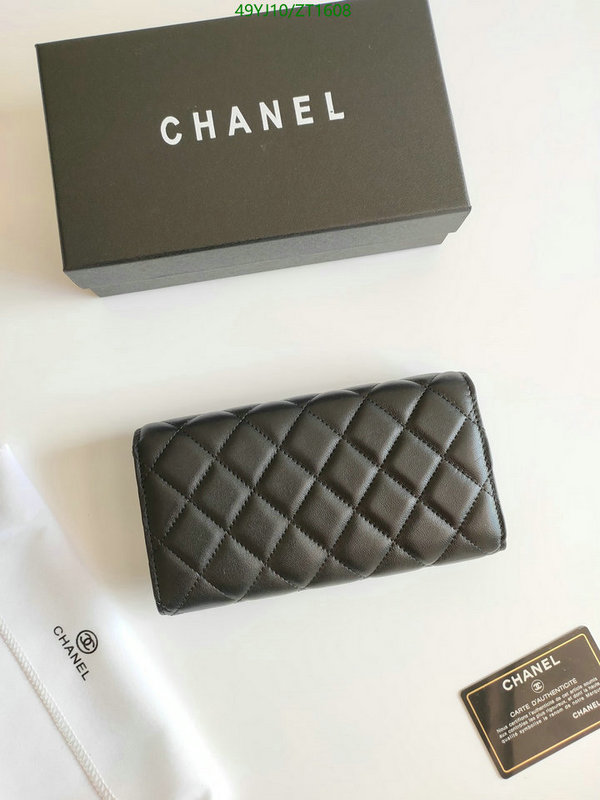 Chanel Bags ( 4A )-Wallet-,Code: ZT1608,$: 49USD