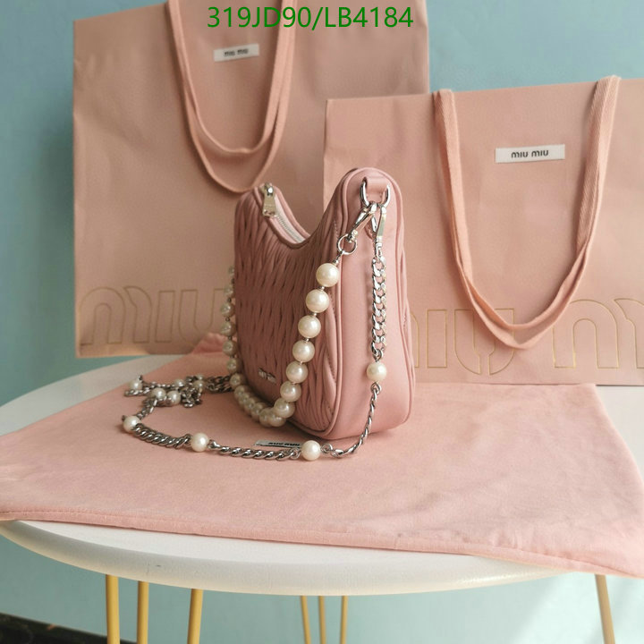 Miu Miu Bag-(Mirror)-Handbag-,Code: LB4184,$: 319USD