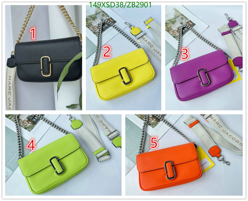 Marc Jacobs Bags -(Mirror)-Diagonal-,Code: ZB2901,$: 149USD