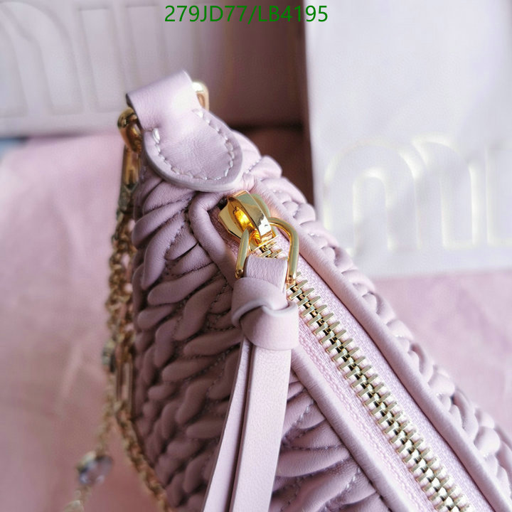 Miu Miu Bag-(Mirror)-Diagonal-,Code: LB4195,$: 279USD