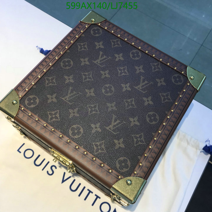 LV Bags-(Mirror)-Vanity Bag-,Code: LJ7455,$: 599USD