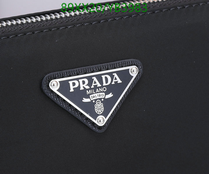 Prada Bag-(Mirror)-Clutch-,Code: YB3983,$: 89USD