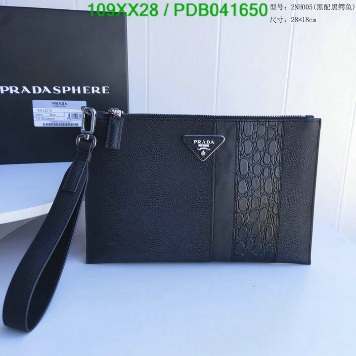 Prada Bag-(Mirror)-Clutch-,Code: PDB041650,$: 109USD