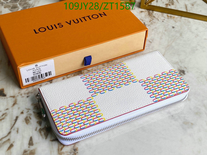 LV Bags-(Mirror)-Wallet-,Code: ZT1587,$: 109USD