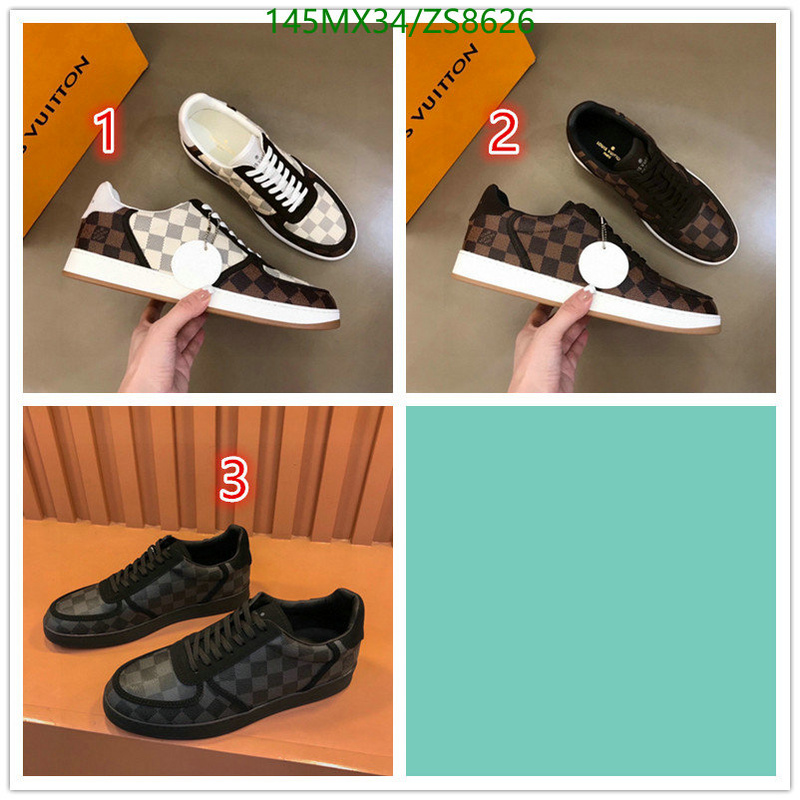 Men shoes-LV, Code: ZS8626,$: 145USD