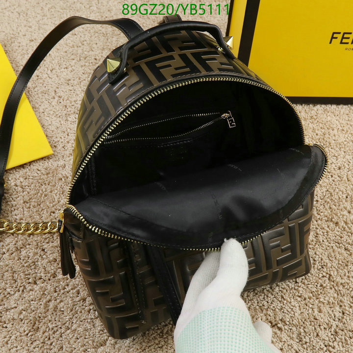 Fendi Bag-(4A)-Backpack-,Code: YB5111,$: 89USD