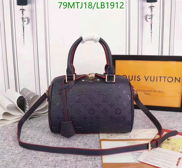 LV Bags-(4A)-Speedy-,Code: LB1912,$: 79USD