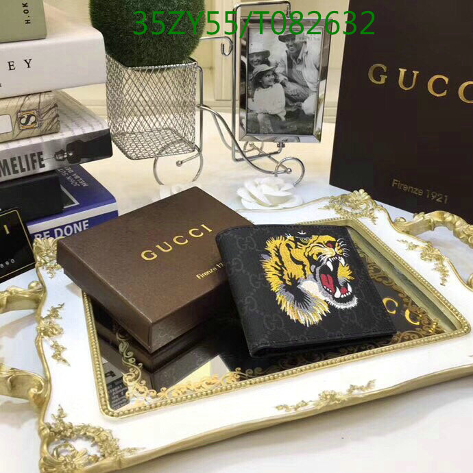 Gucci Bag-(4A)-Wallet-,Code: T082632,$:35USD