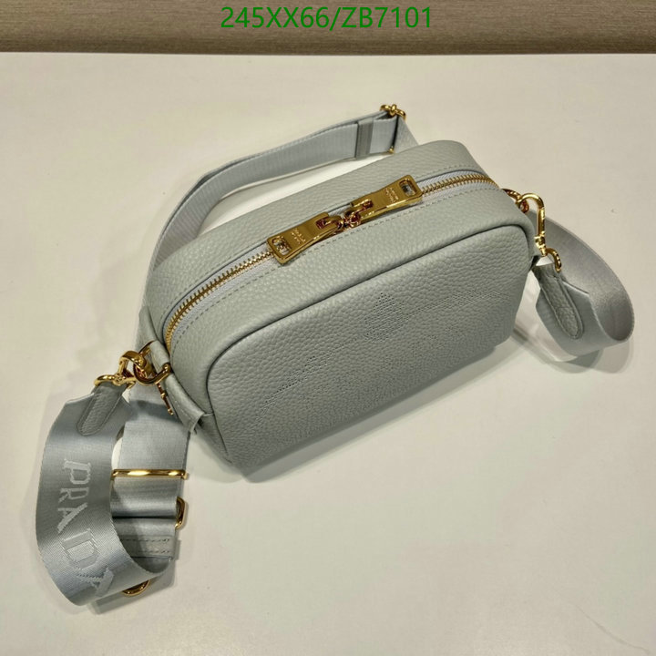 Prada Bag-(Mirror)-Diagonal-,Code: ZB7101,$: 245USD