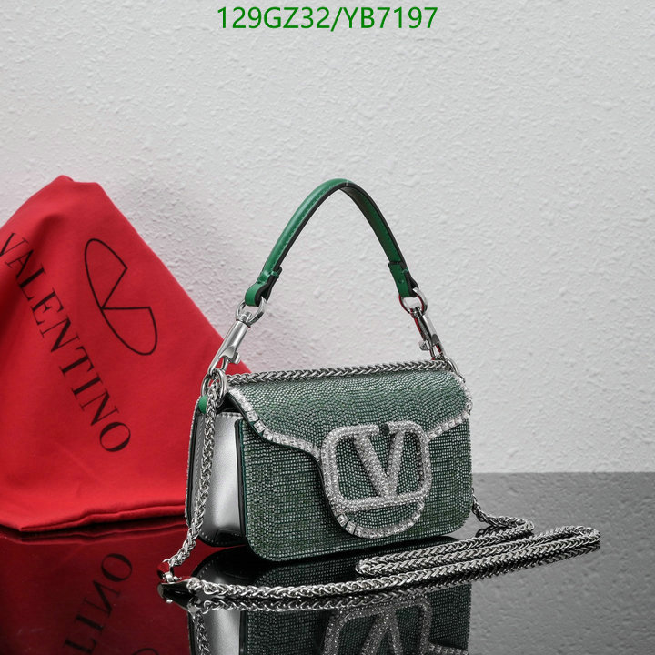 Valentino Bag-(4A)-LOC-V Logo ,Code: YB7197,$: 129USD