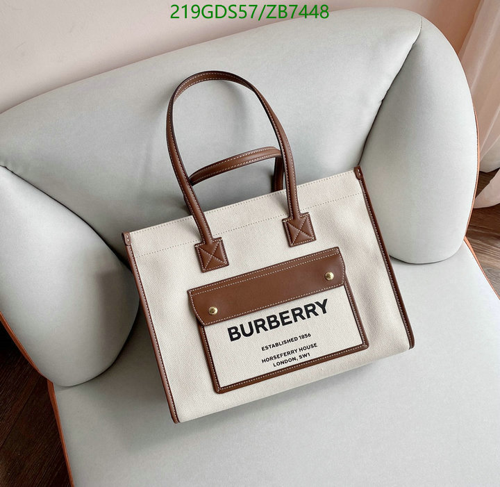 Burberry Bag-(Mirror)-Handbag-,Code: ZB7448,$: 219USD