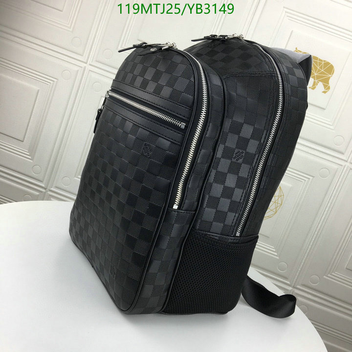 LV Bags-(4A)-Backpack-,Code: YB3149,$: 119USD