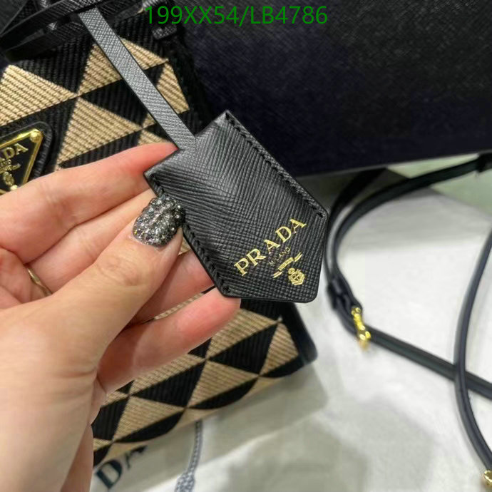 Prada Bag-(Mirror)-Diagonal-,Code: LB4786,