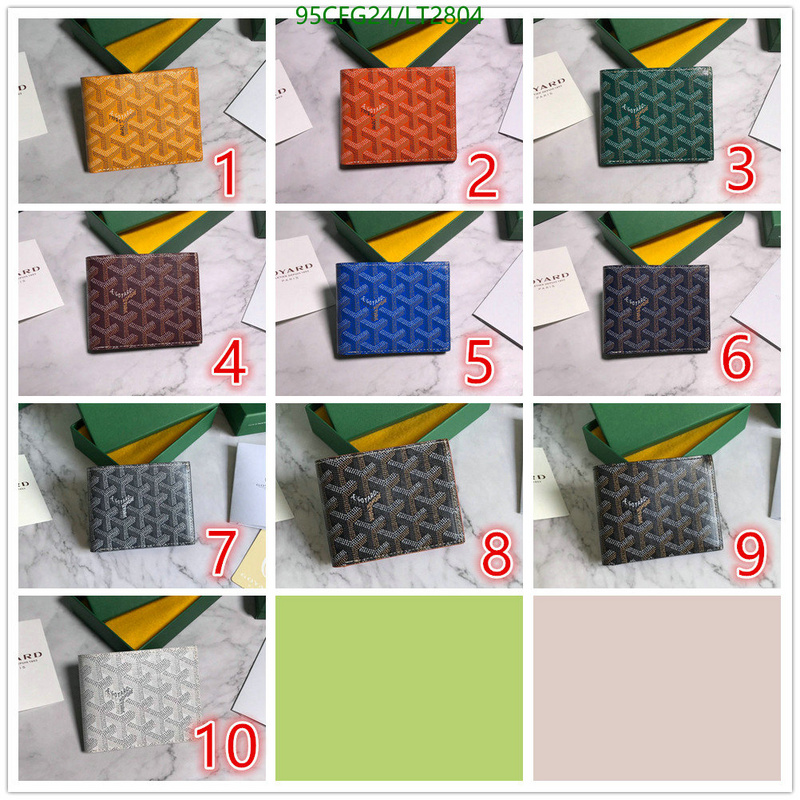 Goyard Bag-(Mirror)-Wallet-,Code: LT2804,$: 95USD