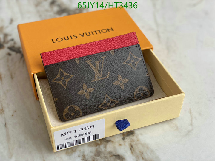 LV Bags-(Mirror)-Wallet-,Code: HT3436,$: 65USD