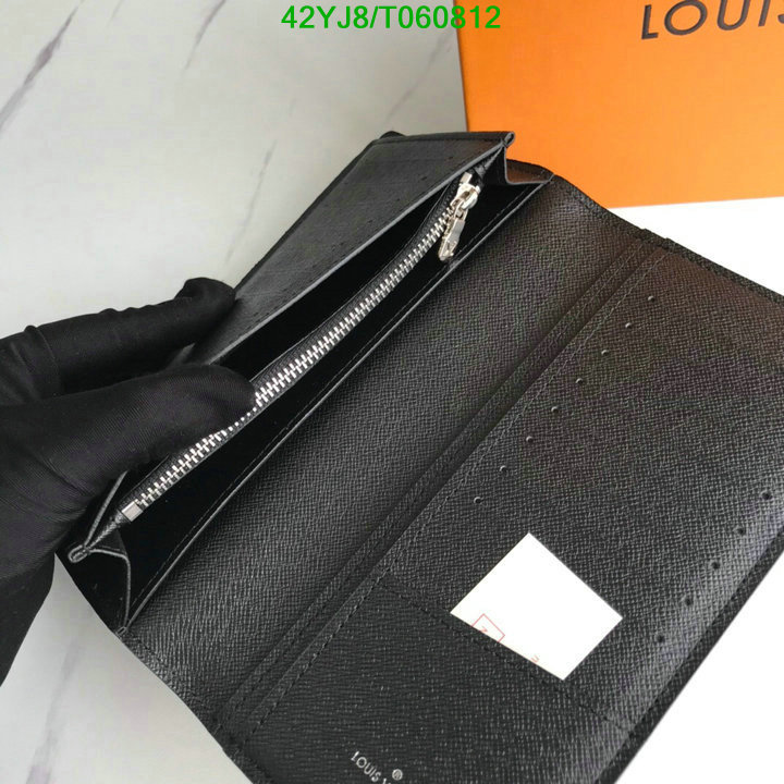 LV Bags-(4A)-Wallet-,Code: T060812,$: 42USD