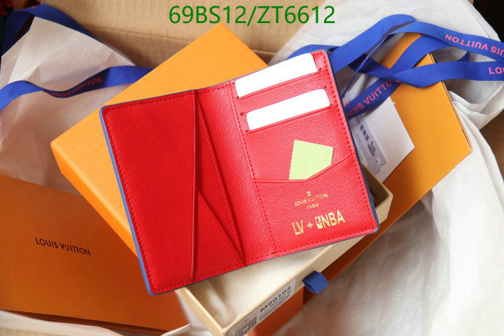 LV Bags-(Mirror)-Wallet-,Code: ZT6612,$: 69USD