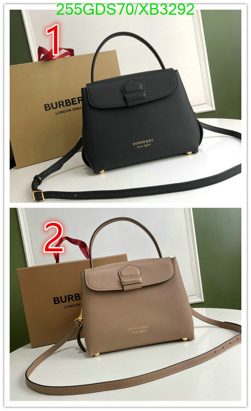 Burberry Bag-(Mirror)-Diagonal-,Code: XB3292,$: 255USD