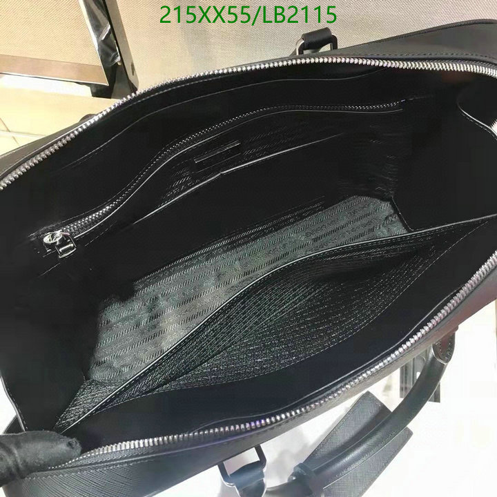 Prada Bag-(Mirror)-Handbag-,Code: LB2115,$: 215USD
