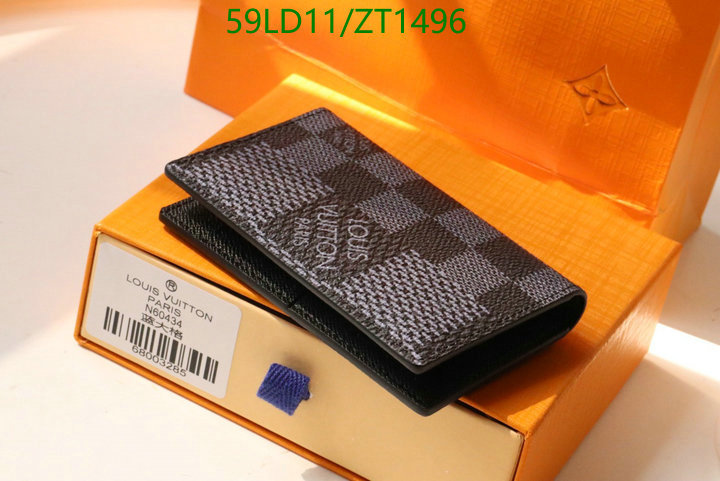 LV Bags-(Mirror)-Wallet-,Code: ZT1496,$: 59USD