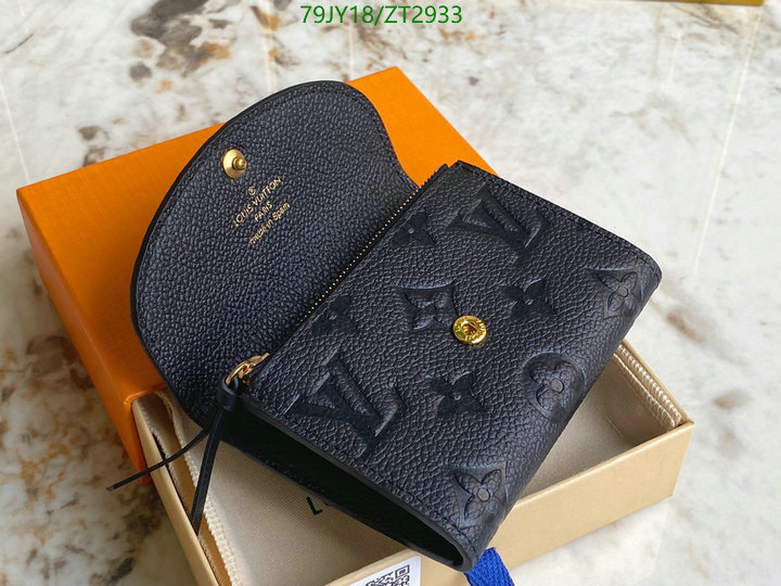 LV Bags-(Mirror)-Wallet-,Code: ZT2933,$: 79USD