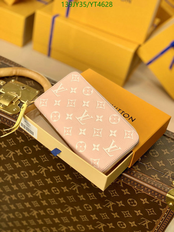 LV Bags-(Mirror)-Wallet-,Code: YT4628,$: 139USD