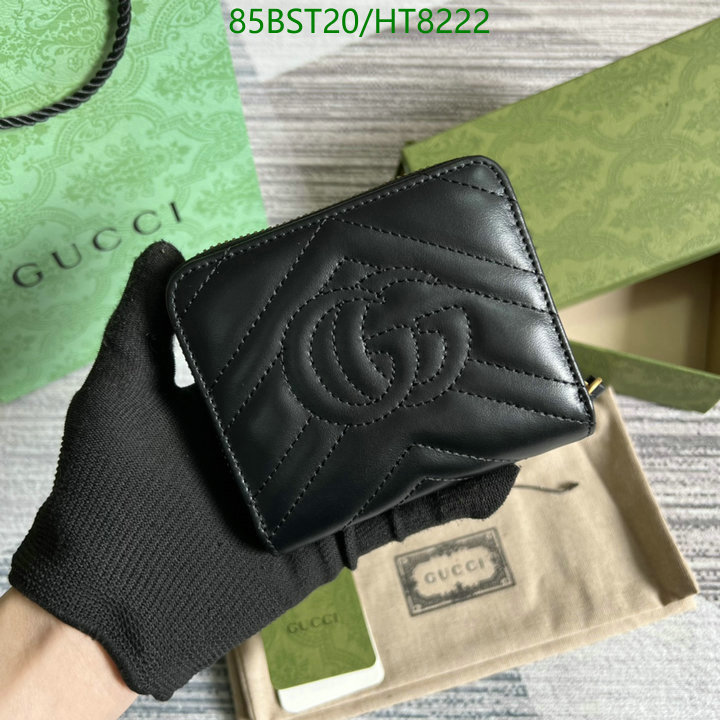 Gucci Bag-(Mirror)-Wallet-,Code: HT8222,$: 85USD