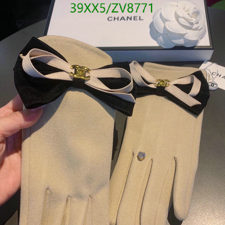 Gloves-Chanel, Code: ZV8771,$: 39USD