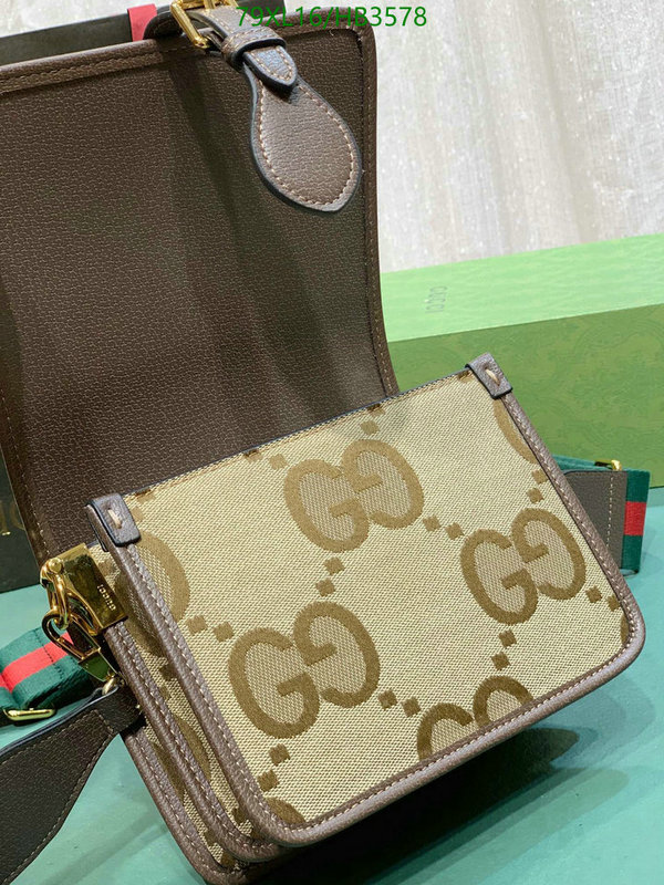 Gucci Bag-(4A)-Diagonal-,Code: HB3578,$: 79USD