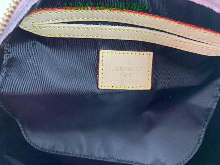 LV Bags-(4A)-Keepall BandouliRe 45-50-,Code: LB7424,$: 115USD