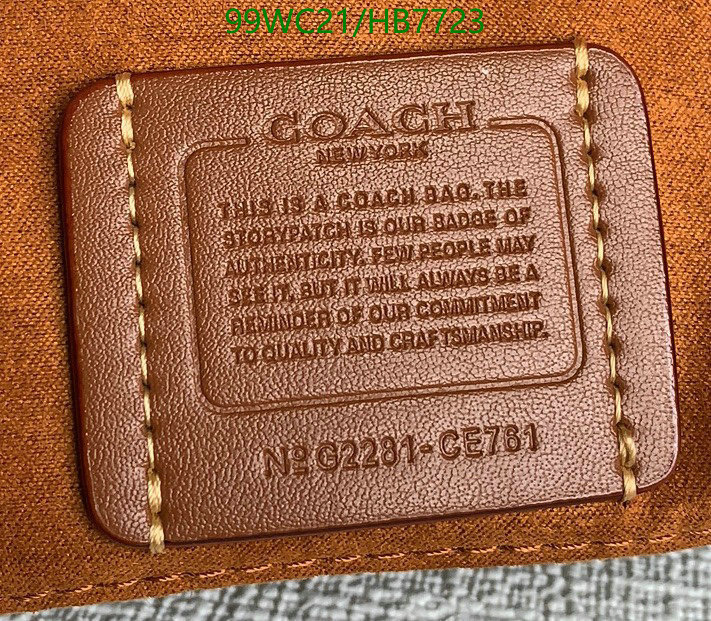 Coach Bag-(4A)-Diagonal-,Code: HB7723,$: 99USD