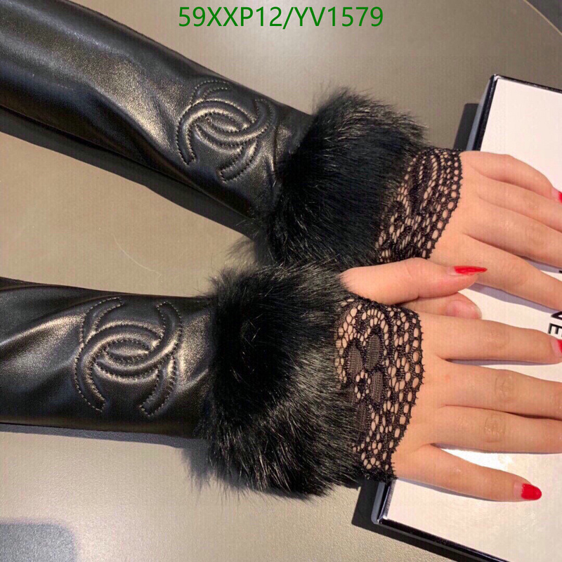 Gloves-Chanel, Code: YV1579,$: 59USD